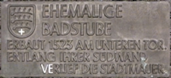 Tafel Alte Badstube